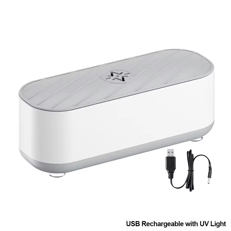 Premium Aesthetic Portable Ultrasonic Jewelry & Eyewear Cleaner
