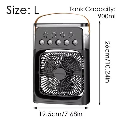 Portable Mini Fan 3 in 1 Cooler