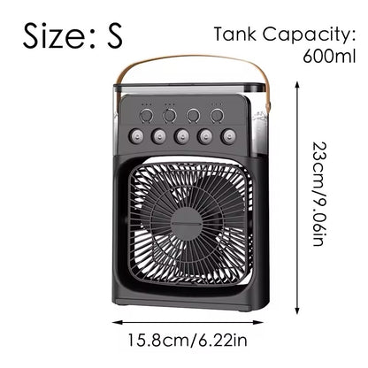 Portable Mini Fan 3 in 1 Cooler