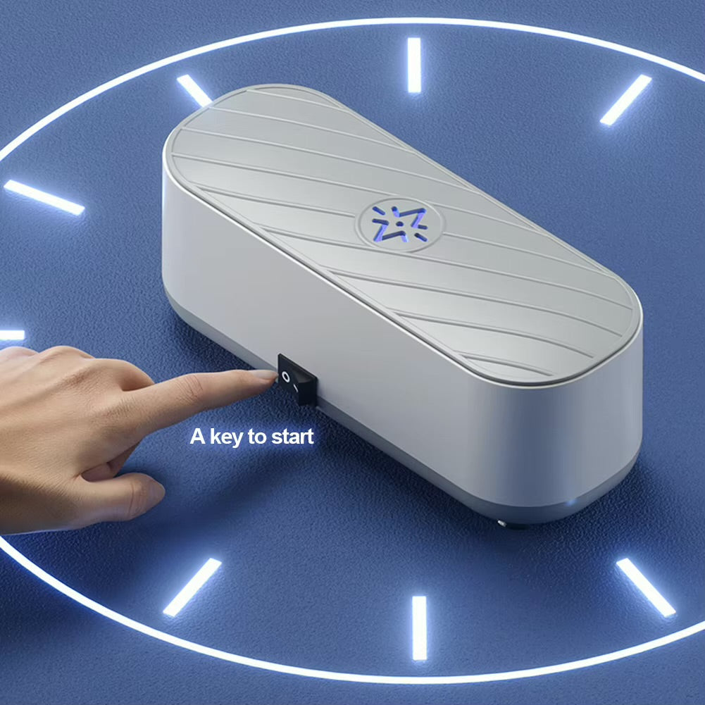 Premium Aesthetic Portable Ultrasonic Jewelry & Eyewear Cleaner