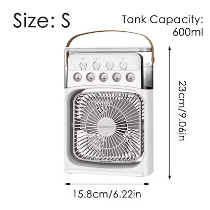 Portable Mini Fan 3 in 1 Cooler
