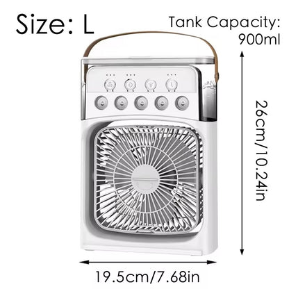 Portable Mini Fan 3 in 1 Cooler